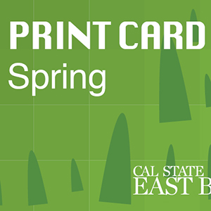 an image of my Print Card project, this link leads to my type-focused projects